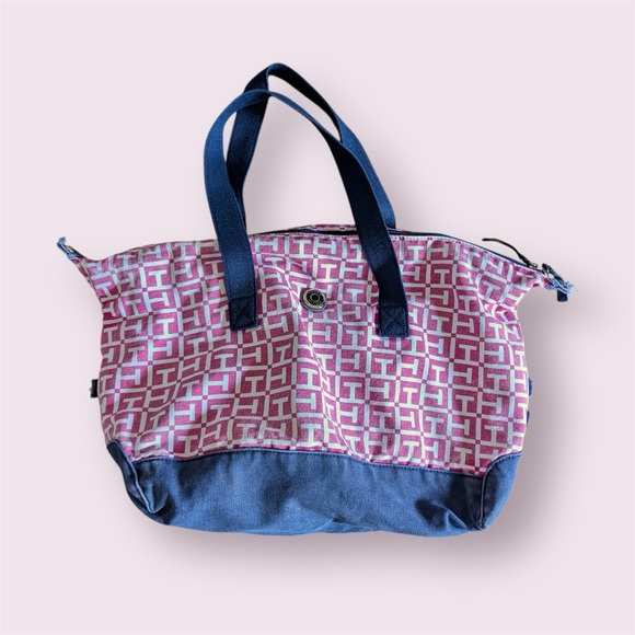 Tommy Hilfiger Geometric Tote Bag - Picture 1 of 7